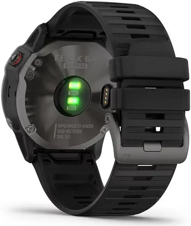 Alt view image 4 of 4 - Garmin fenix® 6X Sapphire - Carbon Gray