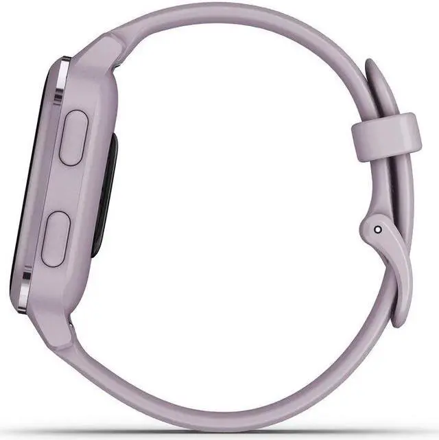 Alt view image 7 of 7 - Garmin Venu® Sq Smartwatch - Metallic Orchid Bezel with Orchid Case and Silicone Band