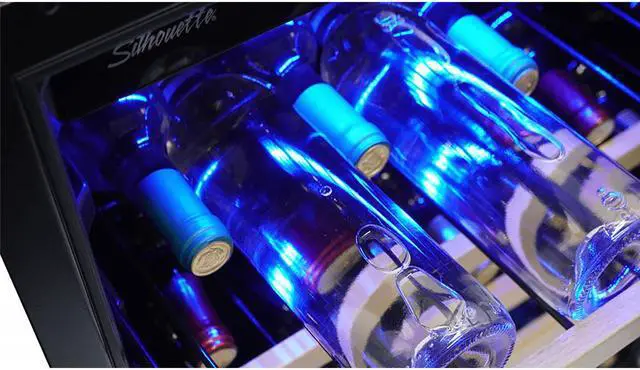Alt view image 5 of 5 - Silhouette SWC057D1BSS 24 inch Stainless Steel Single Zone Wine Cellar