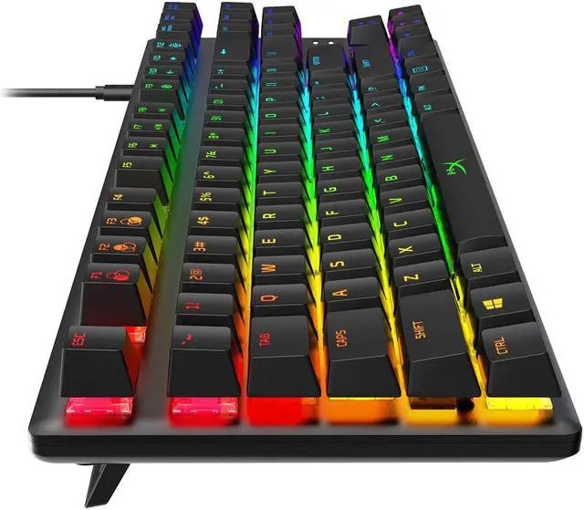 Alt view image 4 of 20 - HyperX 4P5P3AA Alloy Origins Core Mechanical Gaming Keyboard