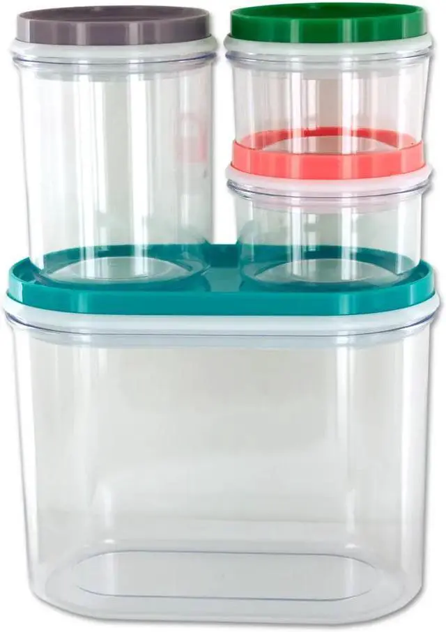 Alt view image 2 of 3 - Kole Imports NESTINGCANST Multi-Purpose Nesting Canister Set