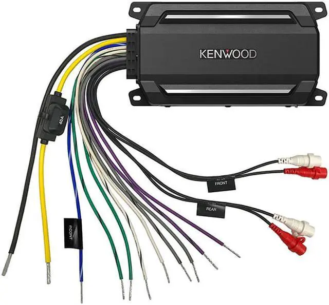 Alt view image 6 of 6 - Kenwood KACM5014 4-Channel Compact Power Amplifier