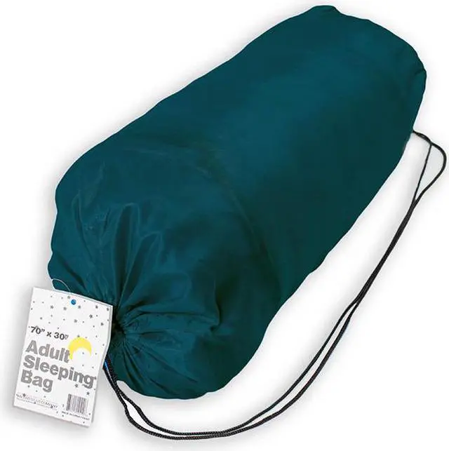 Main image of Kole Imports SLEEPBAGDBLU Adult Sleeping Bag - Dark Blue