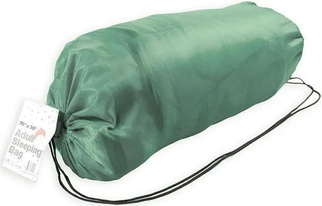 Alt view image 3 of 3 - Kole Imports SLEEPBAGHGN Adult Sleeping Bag - Hunter Green