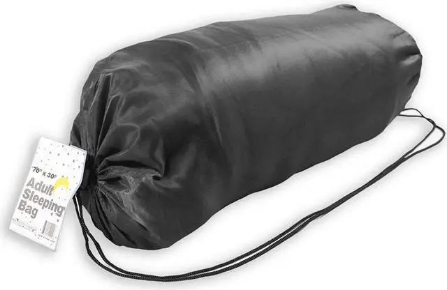 Alt view image 2 of 3 - Kole Imports SLEEPBAGGRY Adult Sleeping Bag - Gray