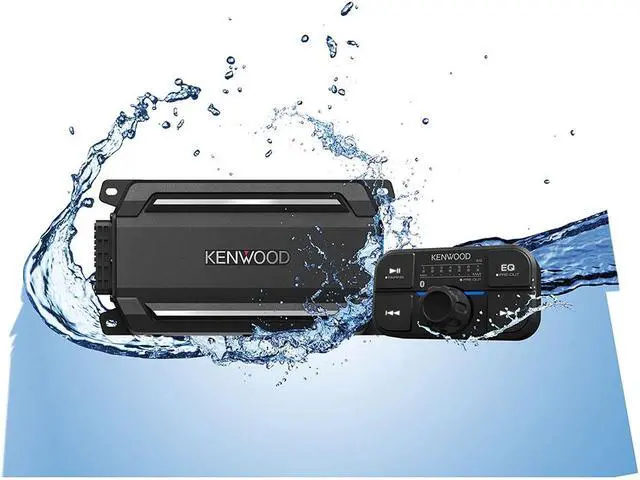 Alt view image 7 of 14 - Kenwood KACM5024 4 Channel Digital Amplifier with remote EQ