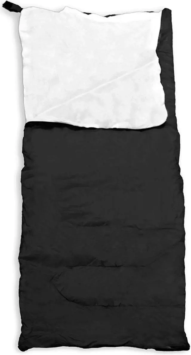 Alt view image 2 of 3 - Kole Imports SLEEPBAGBLK Adult Sleeping Bag - Black