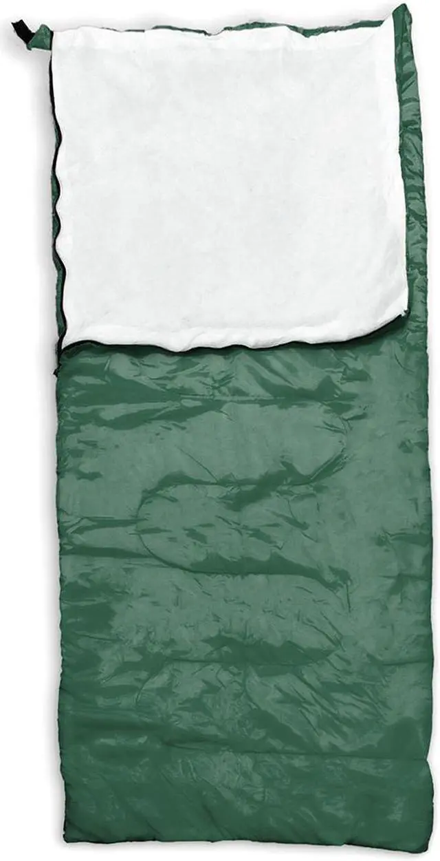 Alt view image 2 of 3 - Kole Imports SLEEPBAGOGN Adult Sleeping Bag - Olive Green