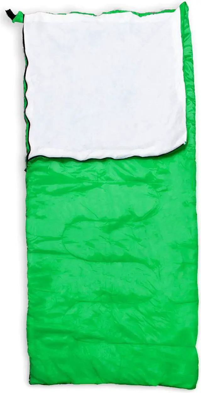 Alt view image 2 of 3 - Kole Imports SLEEPBAGLGN Adult Sleeping Bag - Light Green