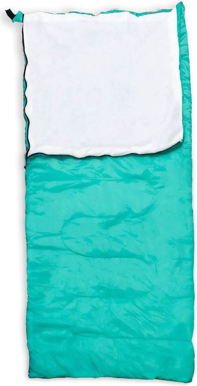 Alt view image 3 of 3 - Kole Imports SLEEPBAGTEL Adult Sleeping Bag - Teal