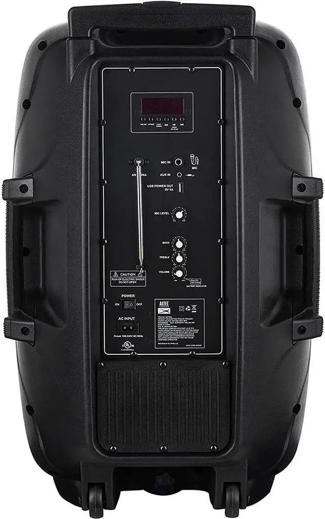 Alt view image 4 of 7 - ALTEC LANSING SROVBK000R SoundRover Wireless Trolley Bluetooth Speaker with Microphone