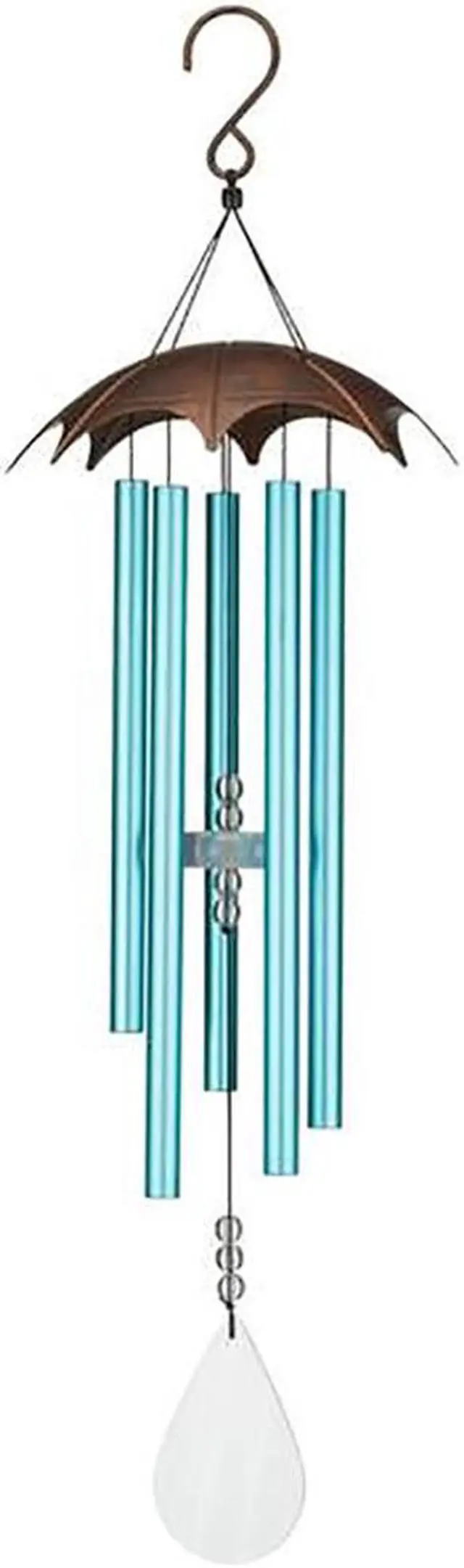 Main image of Regal REGL12620 32 inch Raindrop Wind Chime - Turquoise