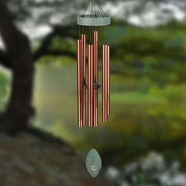 Alt view image 4 of 4 - Regal REGL11159 40 inch Patina Breeze Wind Chime - Bronze