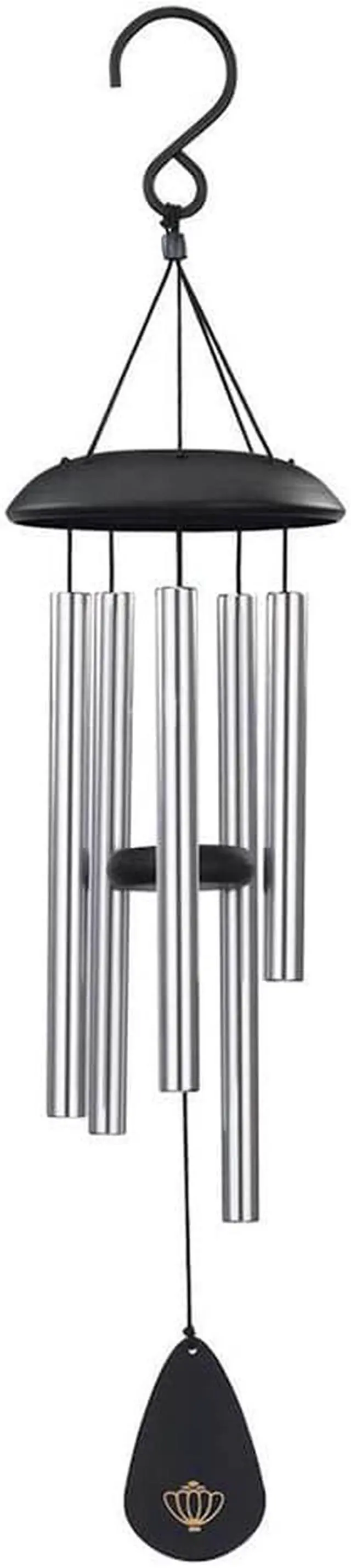 Main image of Regal REGL11174 25 inch Classic Wind Chime - Black/Silver
