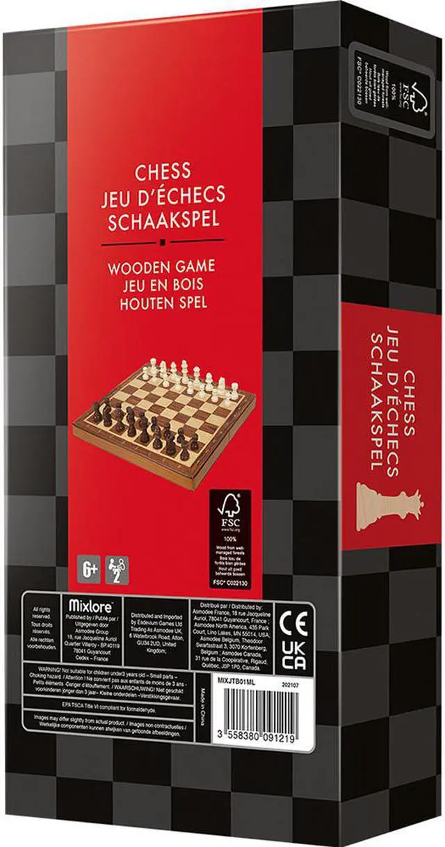 Alt view image 4 of 5 - Asmodee JTB01 Chess - Folding Version
