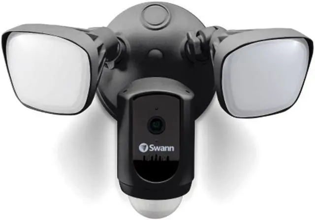 Main image of Swann SWIFIFLOCAM2 Wi-Fi Floodlight Security Camera - Black