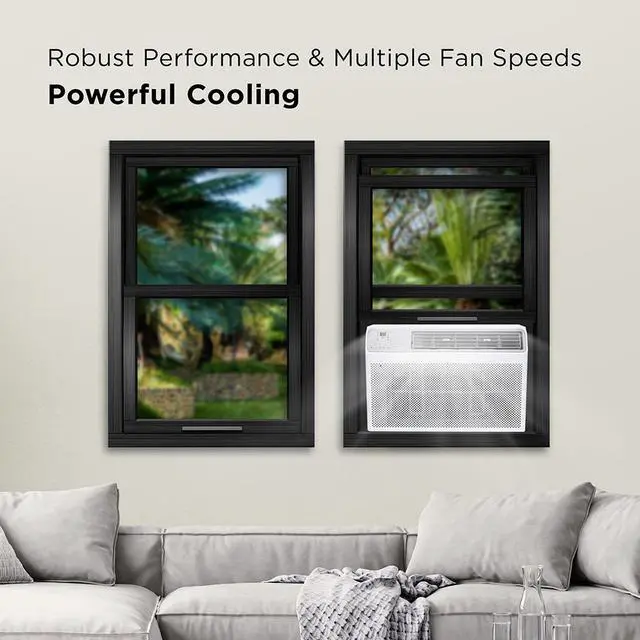 Alt view image 4 of 7 - TCL H8W24W 8,000 BTU Smart Window Air Conditioner -