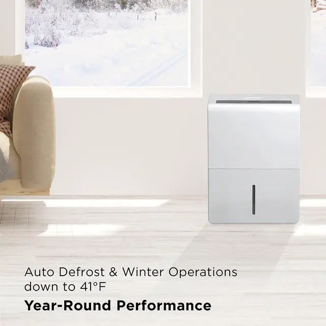 Alt view image 6 of 6 - TCL H50D26W 50 Pint Smart Dehumidifier with Pump Perfect for areas up to 4,500 sq. ft.