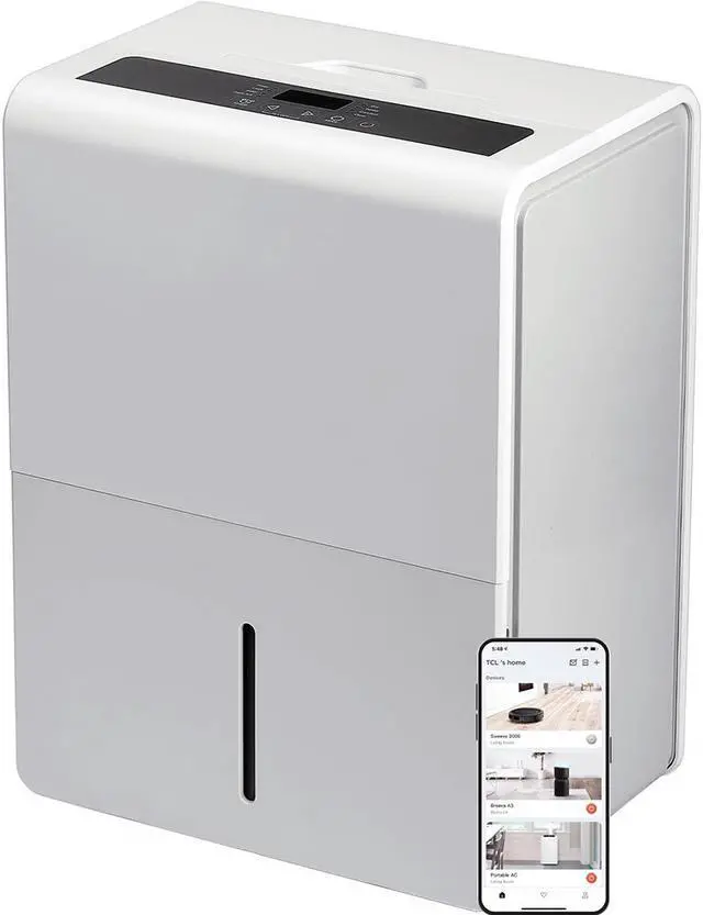 Main image of TCL H50D26W 50 Pint Smart Dehumidifier with Pump Perfect for areas up to 4,500 sq. ft.