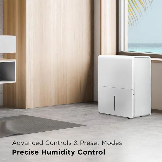 Alt view image 2 of 6 - TCL H50D26W 50 Pint Smart Dehumidifier with Pump Perfect for areas up to 4,500 sq. ft.