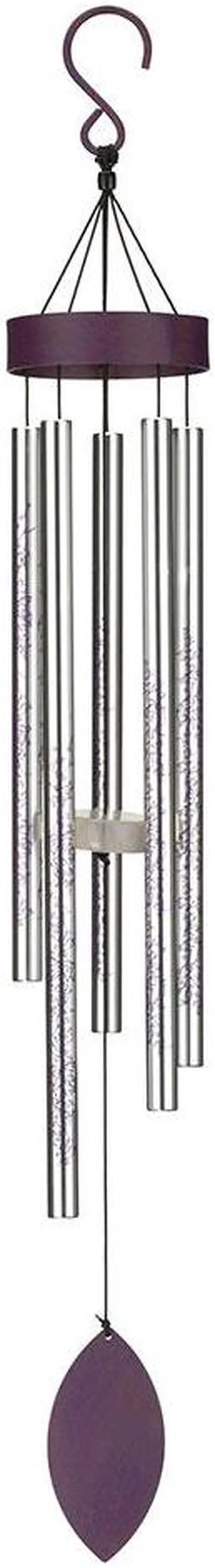 Main image of Regal REGL12618 32 inch Floral Wind Chime - Silver