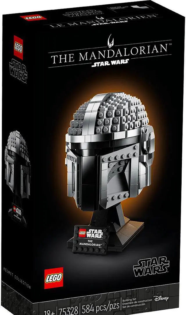 Alt view image 4 of 8 - LEGO 75328 Star Wars The Mandalorian Helmet