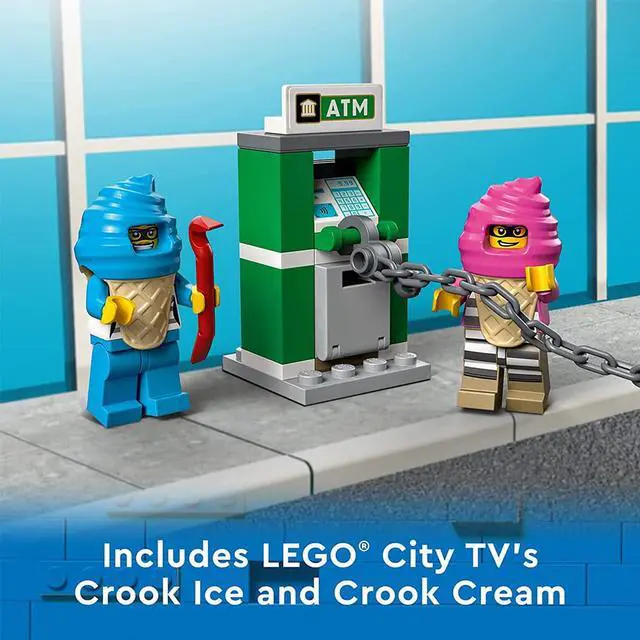 Alt view image 3 of 11 - LEGO 60314 City Ice Cream Truck Police Chase