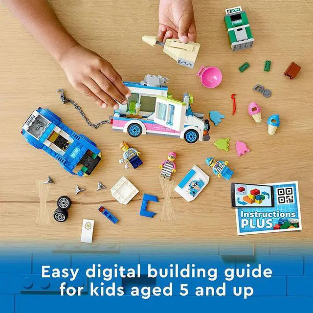 Alt view image 6 of 11 - LEGO 60314 City Ice Cream Truck Police Chase