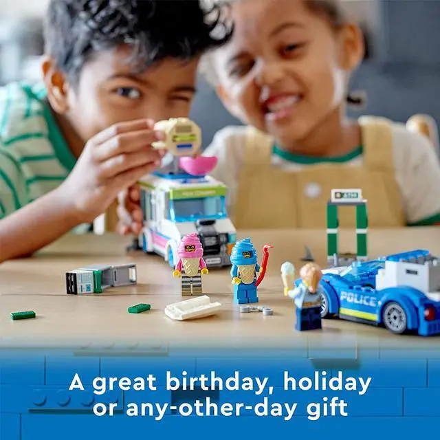 Alt view image 2 of 11 - LEGO 60314 City Ice Cream Truck Police Chase