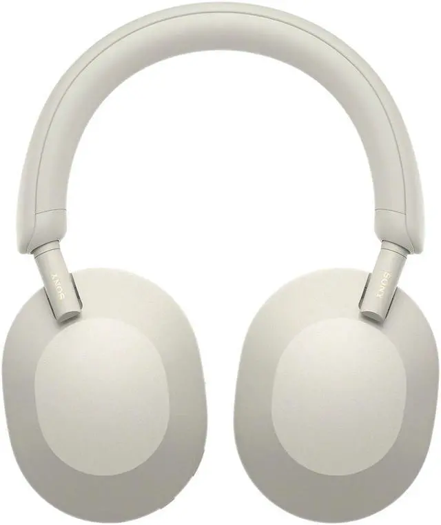 Alt view image 3 of 20 - Sony WH-1000XM5 Noise-Canceling Wireless Over-Ear Headphones (Silver)