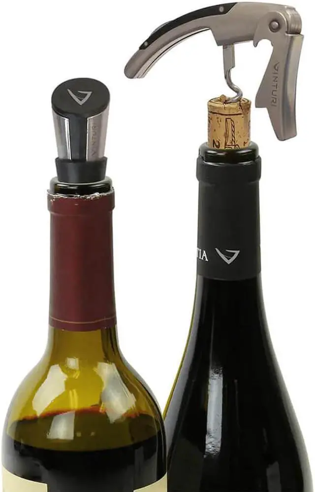 Alt view image 4 of 6 - Vinturi 2-Piece Stainless Steel Wine Bar Set