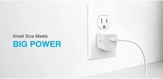 Main image of Naztech 15544 6ft White 30W PD Wall Charger And USB-C