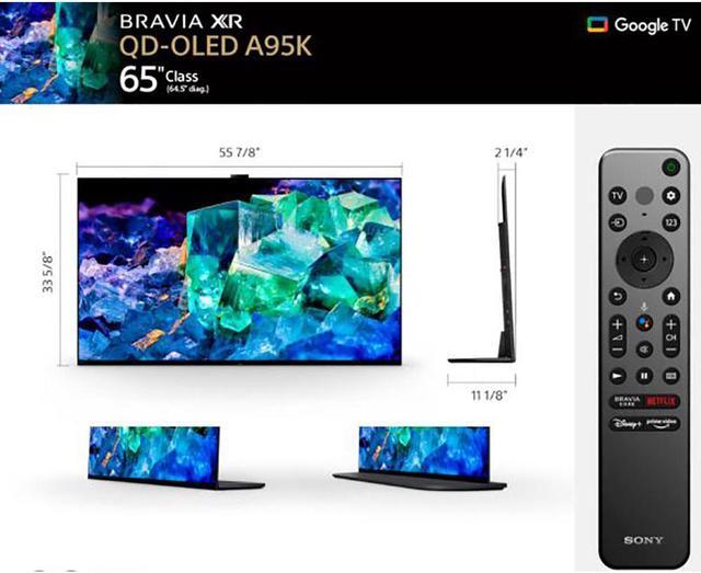 Alt view image 5 of 5 - Sony XR65A95K Bravia 65 inch XR 4K HDR OLED Smart Google TV