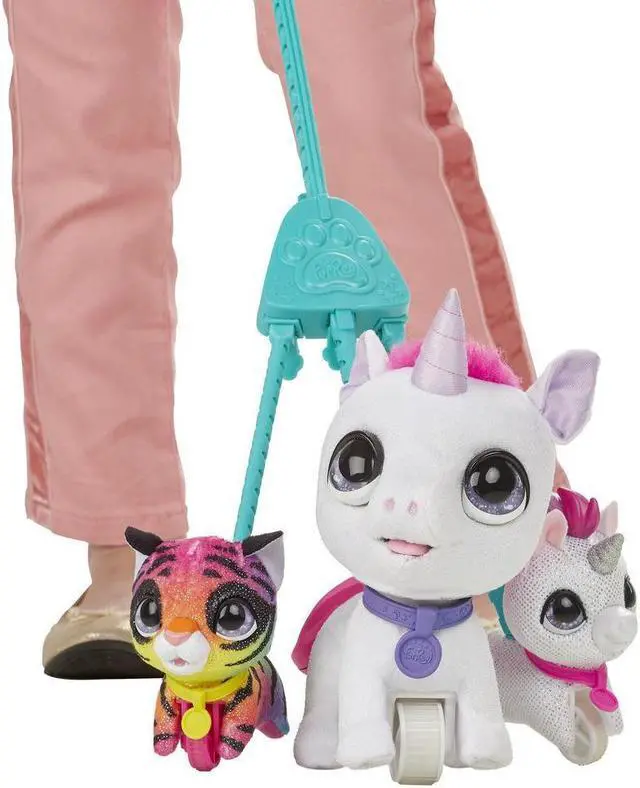 Alt view image 5 of 5 - Hasbro E8727 FurReal Walkalots Big Wags - Unicorn