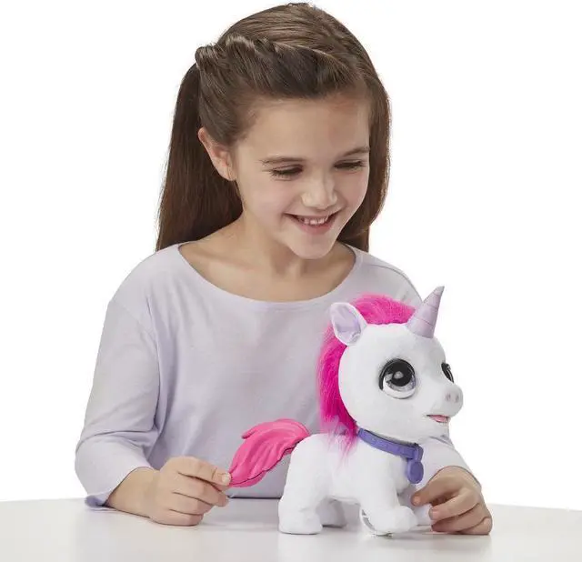 Alt view image 4 of 5 - Hasbro E8727 FurReal Walkalots Big Wags - Unicorn