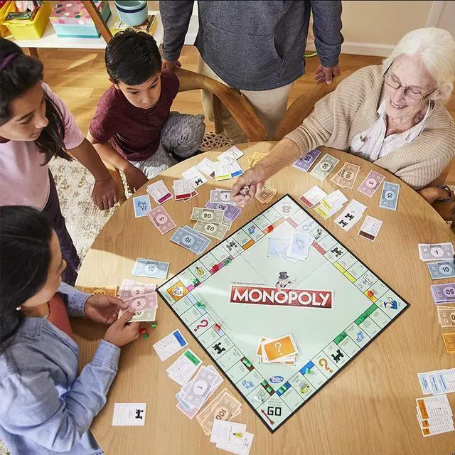 Alt view image 3 of 6 - Hasbro Monopoly Classic Game
