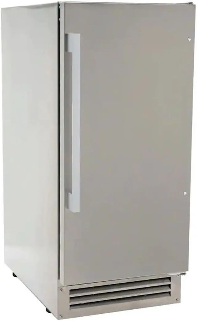 Alt view image 4 of 5 - Avanti OIM1550U3S 50 lbs. Stainless Steel Outdoor Built-In Ice Maker