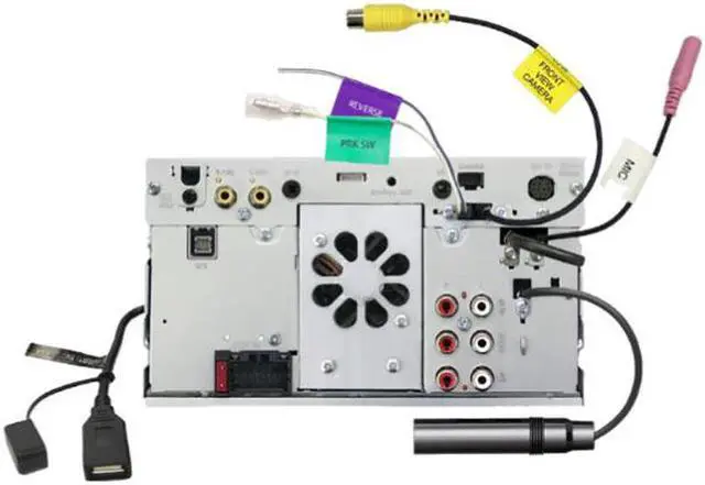 Alt view image 2 of 20 - Kenwood DMX709 6.8 inch Digital Multimedia Receiver With Built-in Bluetooth