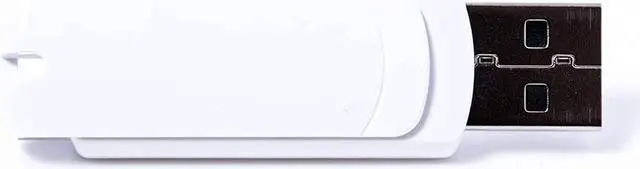 Alt view image 2 of 2 - Unirex 128GB USB 3.0 Swing Flash Drive - White