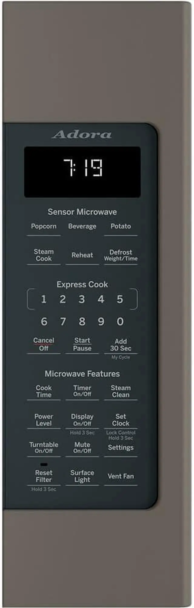 Alt view image 2 of 5 - 1.9 Cu. Ft. Slate Over-the-Range Microwave