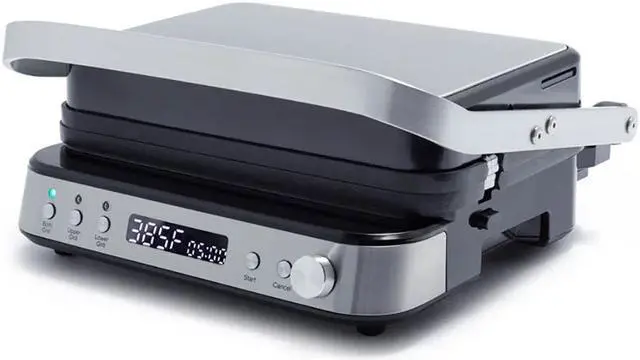 Alt view image 2 of 3 - GreenPan CC006410001 Bistro Ceramic Nonstick Grill & Griddle