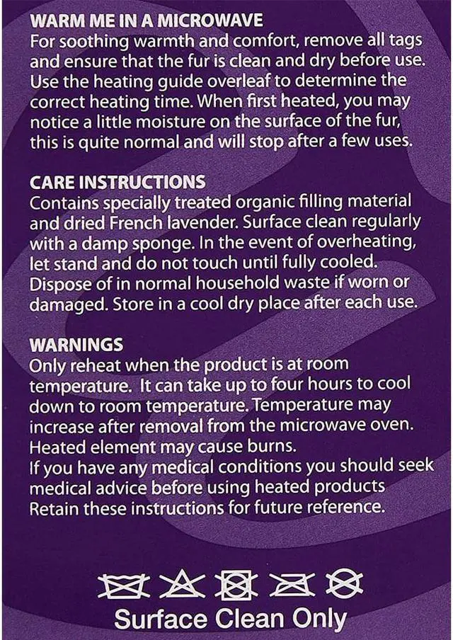 Alt view image 3 of 3 - Warmies CPFOX1 Microwavable French Lavender Scented Plush Fox