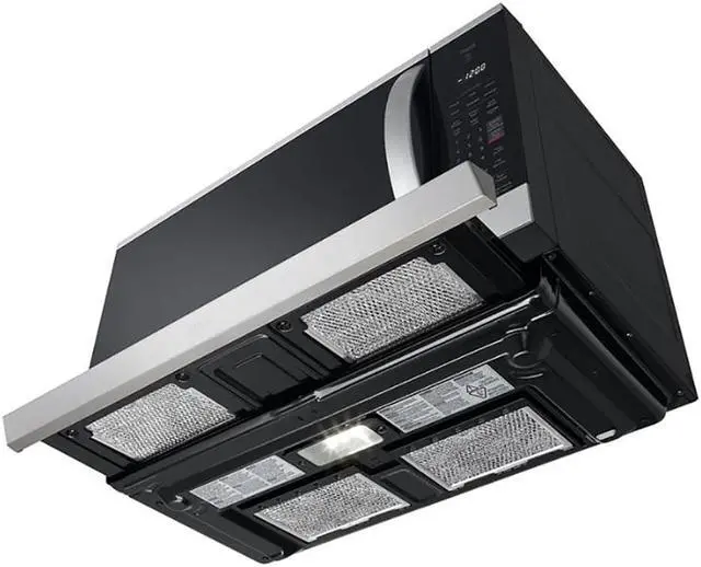 Alt view image 5 of 6 - 2.1 Cu. Ft. Stainless Steel Over-the-Range Smart Microwave
