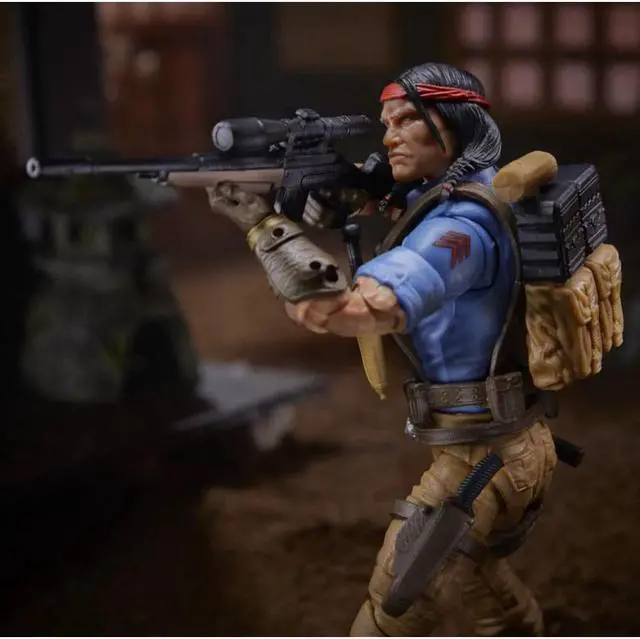 Alt view image 4 of 5 - Hasbro F4020 G.I. Joe Classified Series Spirit Iron-Knife Action Figure