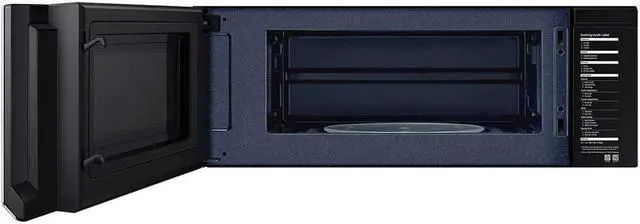 Alt view image 2 of 6 - 1.1 Cu. Ft. Low Profile Over the Range Stainless Steel Microwave