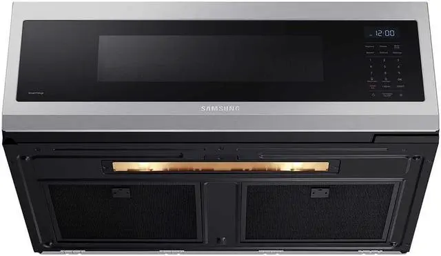 Alt view image 4 of 6 - 1.1 Cu. Ft. Low Profile Over the Range Stainless Steel Microwave
