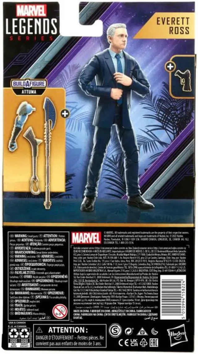 Alt view image 6 of 6 - Hasbro F6844 6 inch Marvel Legends Series Everett Ross Action Figure