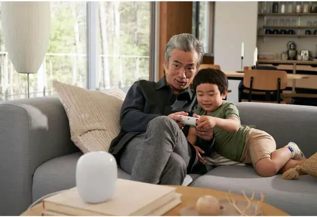 Alt view image 12 of 20 - Google Nest GA03689 Wifi Pro 6e AX5400 Mesh Router - 2 Pack - Snow