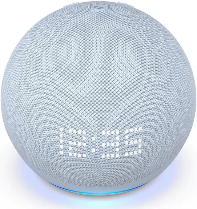 Alt view image 3 of 4 - Amazon Echo Dot with Clock 5th Gen Smart Speaker with Alexa