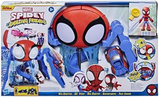 Alt view image 2 of 7 - Hasbro F1461 Marvel Spidey And His Amazing Friends Web-Quarters Playset